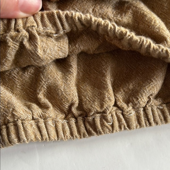 LYKKE WULLF Linen Cotton Crop Top size S - Picture 3 of 5